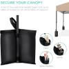imageBest Choice Products 10x10ft 1Person Setup Pop Up Canopy Tent Instant Portable Shelter w 1Button Push Case 4 Weight Bags  BlueTan