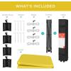 imageBest Choice Products 10x10ft 1Person Setup Pop Up Canopy Tent Instant Portable Shelter w 1Button Push Case 4 Weight Bags  BlueYellow