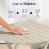 imageBest Choice Products 3Piece Acacia Wood Bistro Set Folding Patio Furniture for Backyard Balcony Deck w 2 Chairs Round Coffee Table Teak Finish  NaturalCream