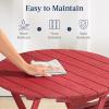 imageBest Choice Products 3Piece Acacia Wood Bistro Set Folding Patio Furniture for Backyard Balcony Deck w 2 Chairs Round Coffee Table Teak Finish  NaturalRuby
