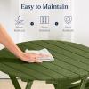 imageBest Choice Products 3Piece Acacia Wood Bistro Set Folding Patio Furniture for Backyard Balcony Deck w 2 Chairs Round Coffee Table Teak Finish  NaturalOlive