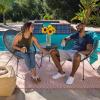 imageBest Choice Products 3Piece Outdoor Acapulco AllWeather Patio Conversation Bistro Set wPlastic Rope Glass Top Table and 2 Chairs  NaturalGrey