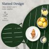 imageBest Choice Products 3Piece Patio Dining Set Bar Height Outdoor Bistro Set Outdoor Round Bar Table w 2 Bar Stools Steel  BlackDark Green