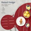 imageBest Choice Products 3Piece Patio Dining Set Bar Height Outdoor Bistro Set Outdoor Round Bar Table w 2 Bar Stools Steel  BlackRed