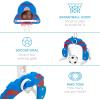 imageBest Choice Products 3in1 Toddler Basketball Hoop Sports Activity CenterBlue With Ring Toss