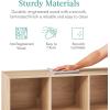imageBest Choice Products 9Cube Bookshelf 3Tier Wood Storage Bookcase WLegs 11in Shelf Opening Cube Organizer Living Room Office Nursery  BlackLight Oak