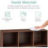 imageBest Choice Products 9Cube Bookshelf 3Tier Wood Storage Bookcase WLegs 11in Shelf Opening Cube Organizer Living Room Office Nursery  BlackWalnut