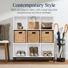 imageBest Choice Products 9Cube Bookshelf 3Tier Wood Storage Bookcase WLegs 11in Shelf Opening Cube Organizer Living Room Office Nursery  BlackWhite