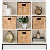 imageBest Choice Products 9Cube Bookshelf 3Tier Wood Storage Bookcase WLegs 11in Shelf Opening Cube Organizer Living Room Office Nursery  BlackWhitewash
