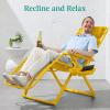 imageBest Choice Products Adjustable Zero Gravity Chair Monochromatic Color Folding Patio Recliner wSide Tray Headrest  SeafoamSunflower