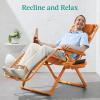imageBest Choice Products Adjustable Zero Gravity Chair Monochromatic Color Folding Patio Recliner wSide Tray Headrest  SeafoamTangerine