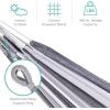 imageBest Choice Products Double Hammock with Steel Stand Indoor Outdoor BrazilianStyle Cotton Bed wCarrying Bag 2Person Capacity  OceanSteel