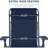 imageBest Choice Products Oversized Zero Gravity Chair Folding Outdoor Patio Lounge Recliner wCup Holder Accessory Tray Pillow  Amethyst PurpleIndigo