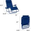 imageBest Choice Products Oversized Zero Gravity Chair Folding Outdoor Patio Lounge Recliner wCup Holder Accessory Tray Pillow  Amethyst PurpleMarine
