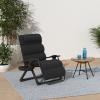 imageBest Choice Products Oversized Zero Gravity Chair Folding Outdoor Patio Recliner XL Anti Gravity Lounger wRemovable Cushion Cup Holder Side Tray 350lb Capacity  Onyx BlackOnyx Black
