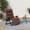 imageBest Choice Products Oversized Zero Gravity Chair Folding Outdoor Patio Recliner XL Anti Gravity Lounger wRemovable Cushion Cup Holder Side Tray 350lb Capacity  Onyx BlackWoodland Brown