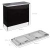imageBest Choice Products Portable PopUp Bar Table for Indoor Outdoor Party Picnic Tailgate Entertaining wCarrying Case Storage Shelf Removable Skirt