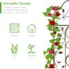 imageBest Choice Products Set of 2 60x15inch Iron Arched Garden Trellis wBranches Birds for Lawn Garden Backyard Climbing Plants2