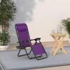 imageBest Choice Products Set of 2 Adjustable Steel Mesh Zero Gravity Lounge Chair Recliners wPillows and Cup Holder Trays  StardewAmethyst Purple