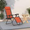 imageBest Choice Products Set of 2 Adjustable Steel Mesh Zero Gravity Lounge Chair Recliners wPillows and Cup Holder Trays  StardewBurnt Orange