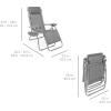 imageBest Choice Products Set of 2 Adjustable Steel Mesh Zero Gravity Lounge Chair Recliners wPillows and Cup Holder Trays  StardewDove Gray