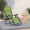 imageBest Choice Products Set of 2 Adjustable Steel Mesh Zero Gravity Lounge Chair Recliners wPillows and Cup Holder Trays  StardewLime Green