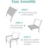 imageBest Choice Products Set of 2 Stackable Outdoor Textilene Chairs AllWeather Conversation Dining Accent Furniture wArmrests  BrownBrownTaupeCharcoal