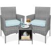 Gray/Pastel Blue