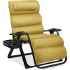 imageBest Choice Products Oversized Zero Gravity Chair Folding Outdoor Patio Recliner XL Anti Gravity Lounger wRemovable Cushion Cup Holder Side Tray 350lb Capacity  Onyx BlackSunflower Yellow