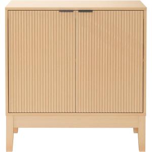 imageBest Choice Products 2Door Modern Storage Cabinet Buffet Sideboard Media Cabinet Cupboard Entryway Accent Table Bookcase wReeded Panels and Adjustable Shelves  WalnutNatural