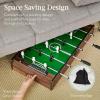 imageBest Choice Products 11in1 Kids Combo Game Table Set for Home Game Room wPing Pong Foosball Table Hockey Chess Checkers Shuffleboard Bowling 5 Accessory BagsLight Wood