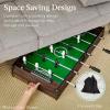 imageBest Choice Products 11in1 Kids Combo Game Table Set for Home Game Room wPing Pong Foosball Table Hockey Chess Checkers Shuffleboard Bowling 5 Accessory BagsGray