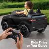 imageBest Choice Products 12V 37 MPH 2Seater Licensed Land Rover Ride On Car Toy wParent Remote Control MP3 Player  WhiteBlack