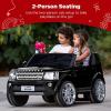 imageBest Choice Products 12V 37 MPH 2Seater Licensed Land Rover Ride On Car Toy wParent Remote Control MP3 Player  WhiteBlack