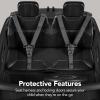 imageBest Choice Products 12V 37 MPH 2Seater Licensed Land Rover Ride On Car Toy wParent Remote Control MP3 Player  WhiteBlack