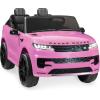 imageBest Choice Products 12V 37 MPH 2Seater Licensed Land Rover Ride On Car Toy wParent Remote Control MP3 Player  WhitePink