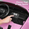 imageBest Choice Products 12V 37 MPH 2Seater Licensed Land Rover Ride On Car Toy wParent Remote Control MP3 Player  WhitePink