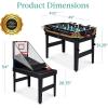 imageBest Choice Products 13in1 Combo Game Table Set for Home Game Room Friends ampamp Family wPing Pong Foosball Basketball Air Hockey Archery Chess Checkers Shuffleboard BowlingArcade