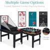 imageBest Choice Products 13in1 Combo Game Table Set for Home Game Room Friends ampamp Family wPing Pong Foosball Basketball Air Hockey Archery Chess Checkers Shuffleboard BowlingArcade