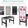imageBest Choice Products 13in1 Combo Game Table Set for Home Game Room Friends ampamp Family wPing Pong Foosball Basketball Air Hockey Archery Chess Checkers Shuffleboard BowlingGray