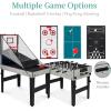 imageBest Choice Products 13in1 Combo Game Table Set for Home Game Room Friends ampamp Family wPing Pong Foosball Basketball Air Hockey Archery Chess Checkers Shuffleboard BowlingGray