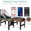 imageBest Choice Products 13in1 Combo Game Table Set for Home Game Room Friends ampamp Family wPing Pong Foosball Basketball Air Hockey Archery Chess Checkers Shuffleboard BowlingWalnut