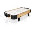 imageBest Choice Products 40in Portable Tabletop Air Hockey Arcade Table for Game Room w 100V Motor Electric Fan 2 Strikers 2 PucksNatural
