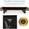 imageBest Choice Products 40in Tabletop Billiard Table Pool Arcade Game Table for Living Room Game Room w 2 Cue Sticks Ball Set Storage BagArcade