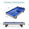 imageBest Choice Products 40in Tabletop Billiard Table Pool Arcade Game Table for Living Room Game Room w 2 Cue Sticks Ball Set Storage BagGray