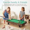 imageBest Choice Products 40in Tabletop Billiard Table Pool Arcade Game Table for Living Room Game Room w 2 Cue Sticks Ball Set Storage BagGray
