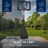 imageBest Choice Products 4410ft Adjustable Regulation Basketball Hoop Portable Goal wShatterproof Backboard Ball Return Base GelBlack