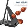 imageBest Choice Products 4410ft Adjustable Regulation Basketball Hoop Portable Goal wShatterproof Backboard Ball Return Base GelBlack