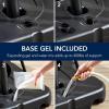 imageBest Choice Products 4410ft Adjustable Regulation Basketball Hoop Portable Goal wShatterproof Backboard Ball Return Base GelWhite