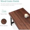 imageBest Choice Products 44in Modern Coffee Table Butcher Block Top Large Accent Table Rectangular Wood Industrial Rustic Coffee Table for Living Room w 2in Metal Legs 3in Tabletop  BrownBrown